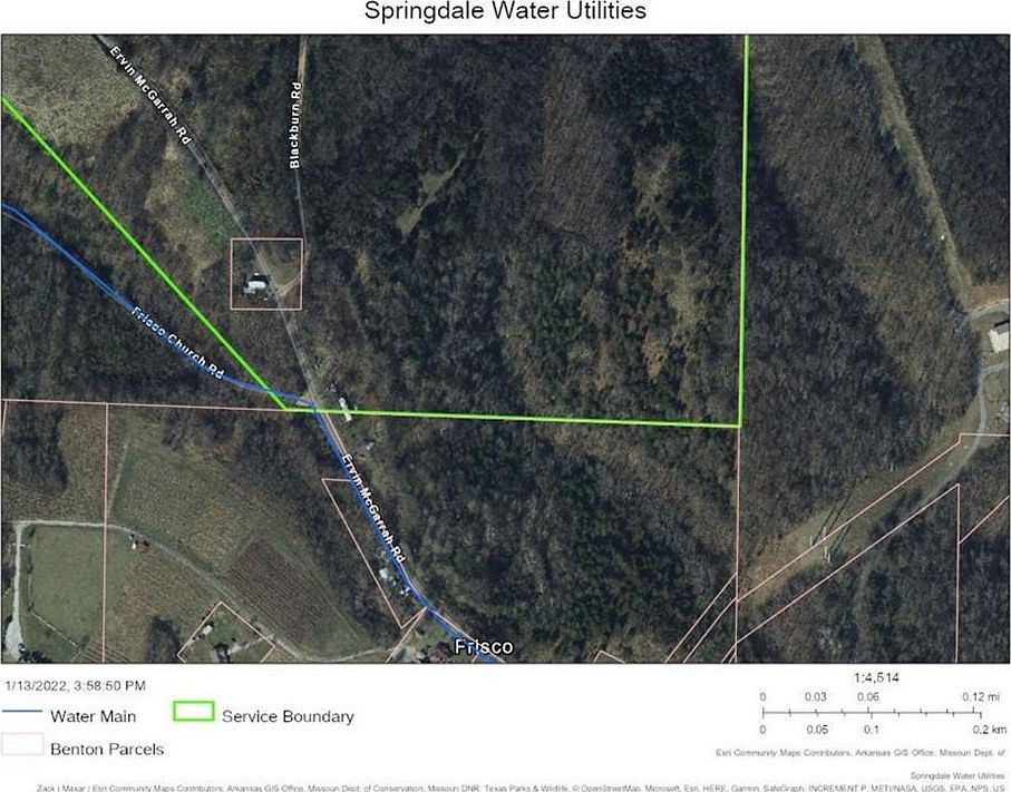 96.8 Acres of Land for Sale in Lowell, Arkansas