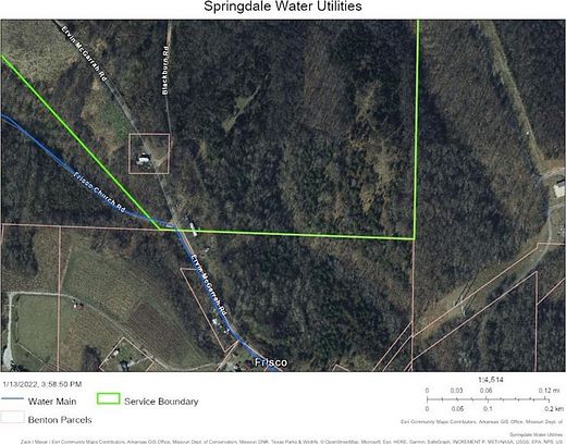 96.8 Acres of Land for Sale in Lowell, Arkansas