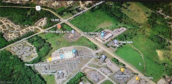 10.4 Acres of Commercial Land for Sale in Aurora, Ohio