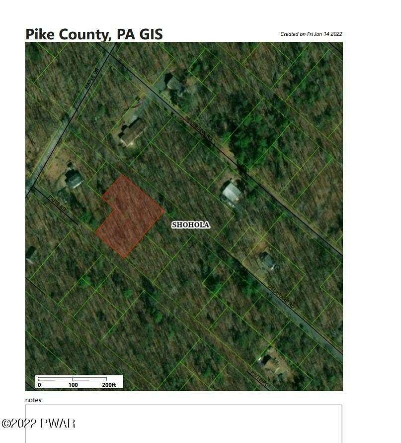 0.6 Acres of Residential Land for Sale in Shohola, Pennsylvania