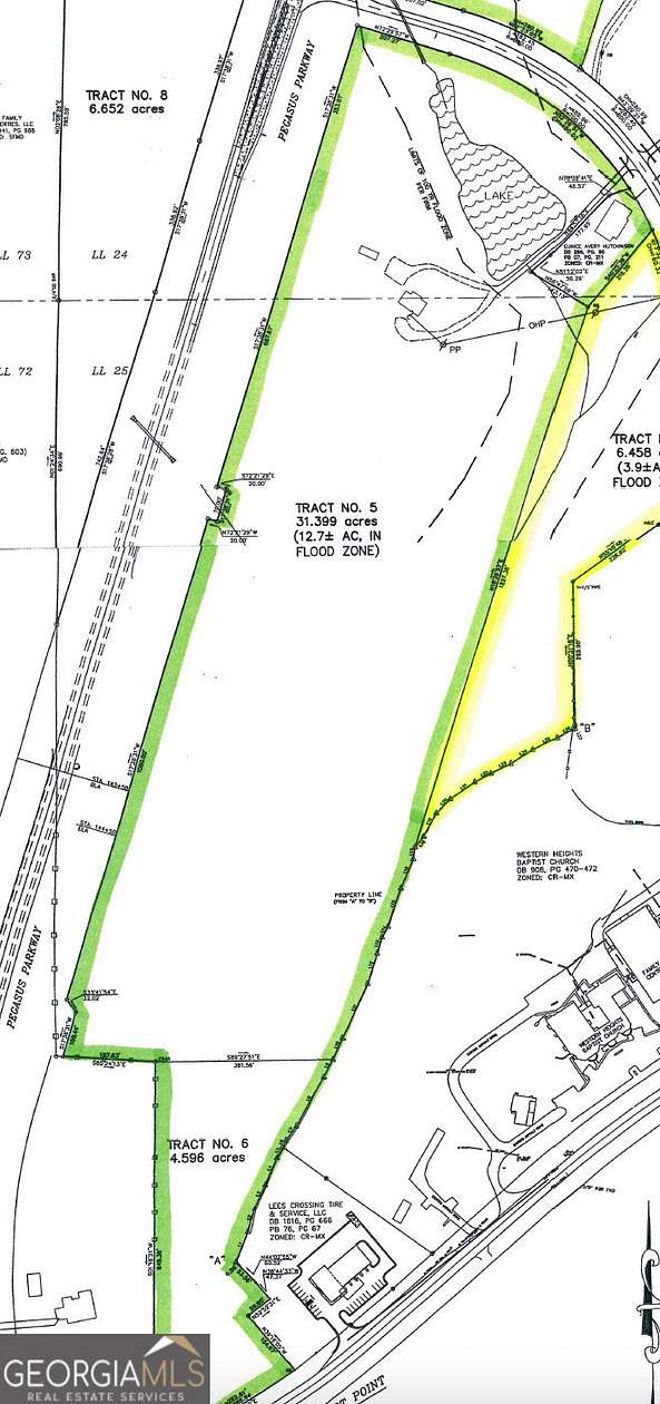 31.4 Acres of Commercial Land for Sale in LaGrange, Georgia