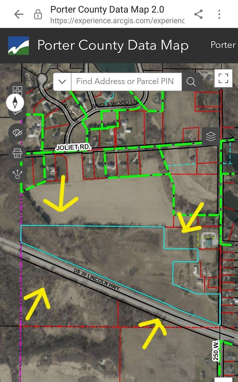 18.5 Acres of Land for Sale in Valparaiso, Indiana