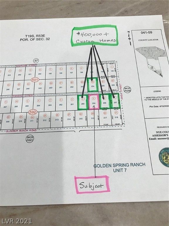 0.93 Acres of Land for Sale in Pahrump, Nevada