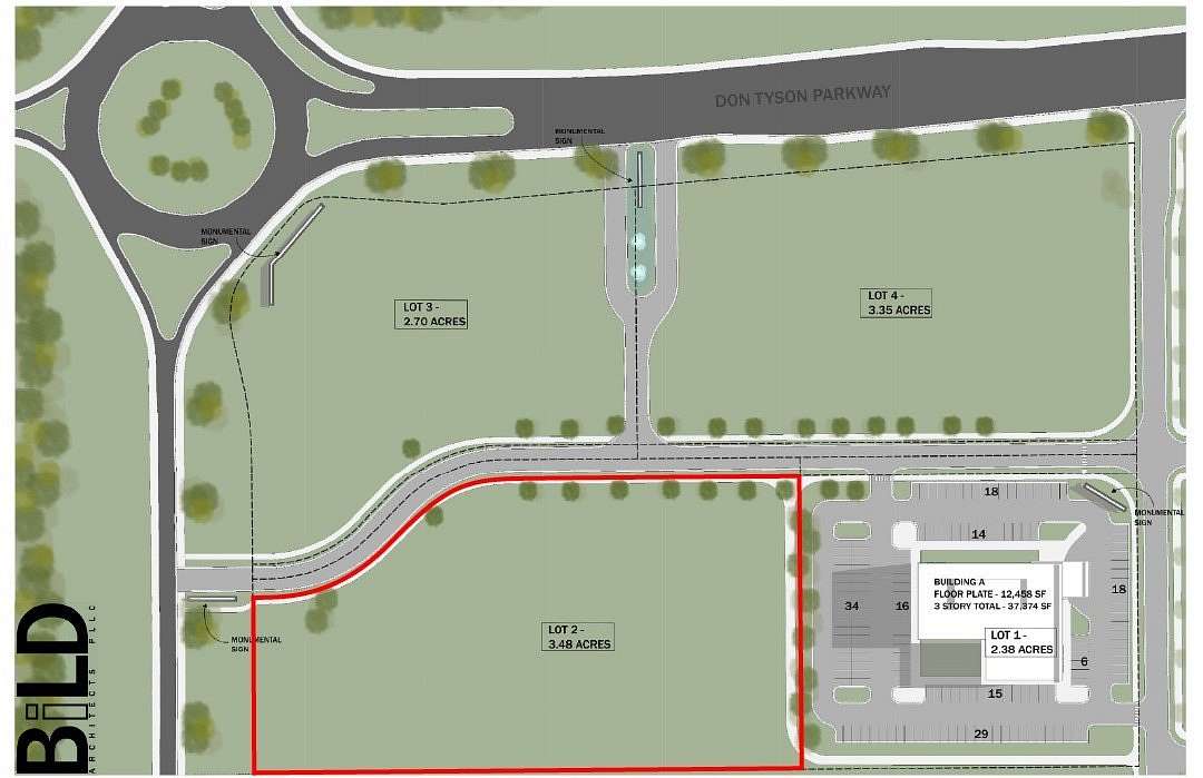 3.48 Acres of Commercial Land for Sale in Springdale, Arkansas