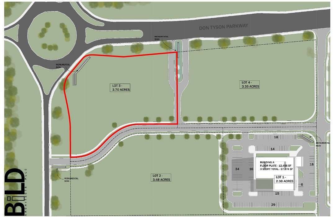 2.7 Acres of Commercial Land for Sale in Springdale, Arkansas