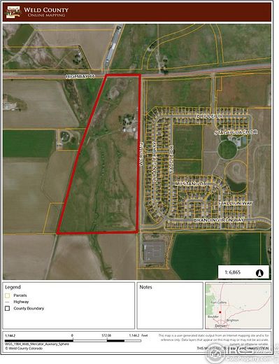 61 Acres of Mixed-Use Land for Sale in Mead, Colorado