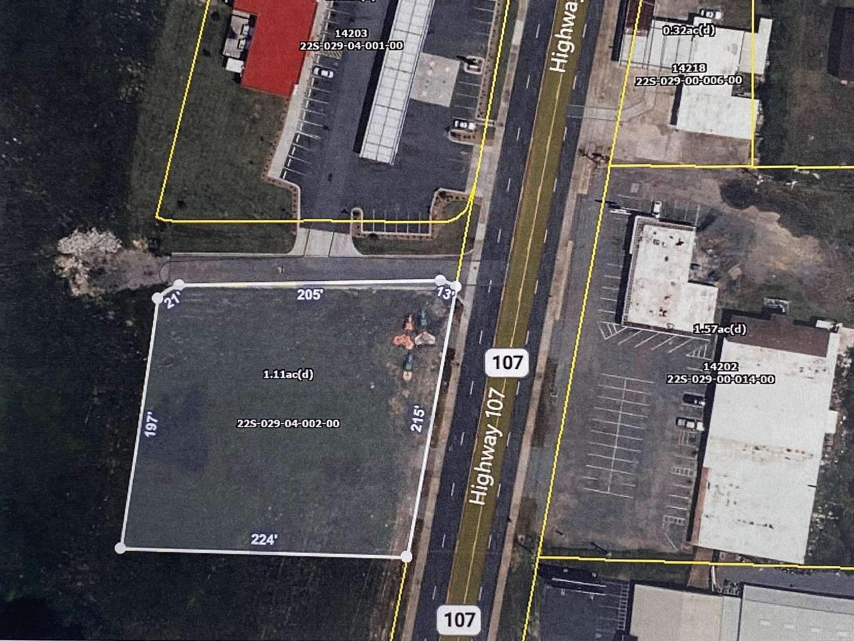1.1 Acres of Commercial Land for Sale in Sherwood, Arkansas