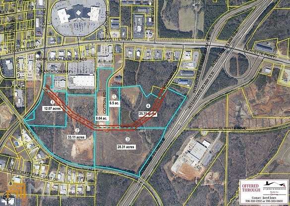 5.2 Acres of Commercial Land for Sale in LaGrange, Georgia