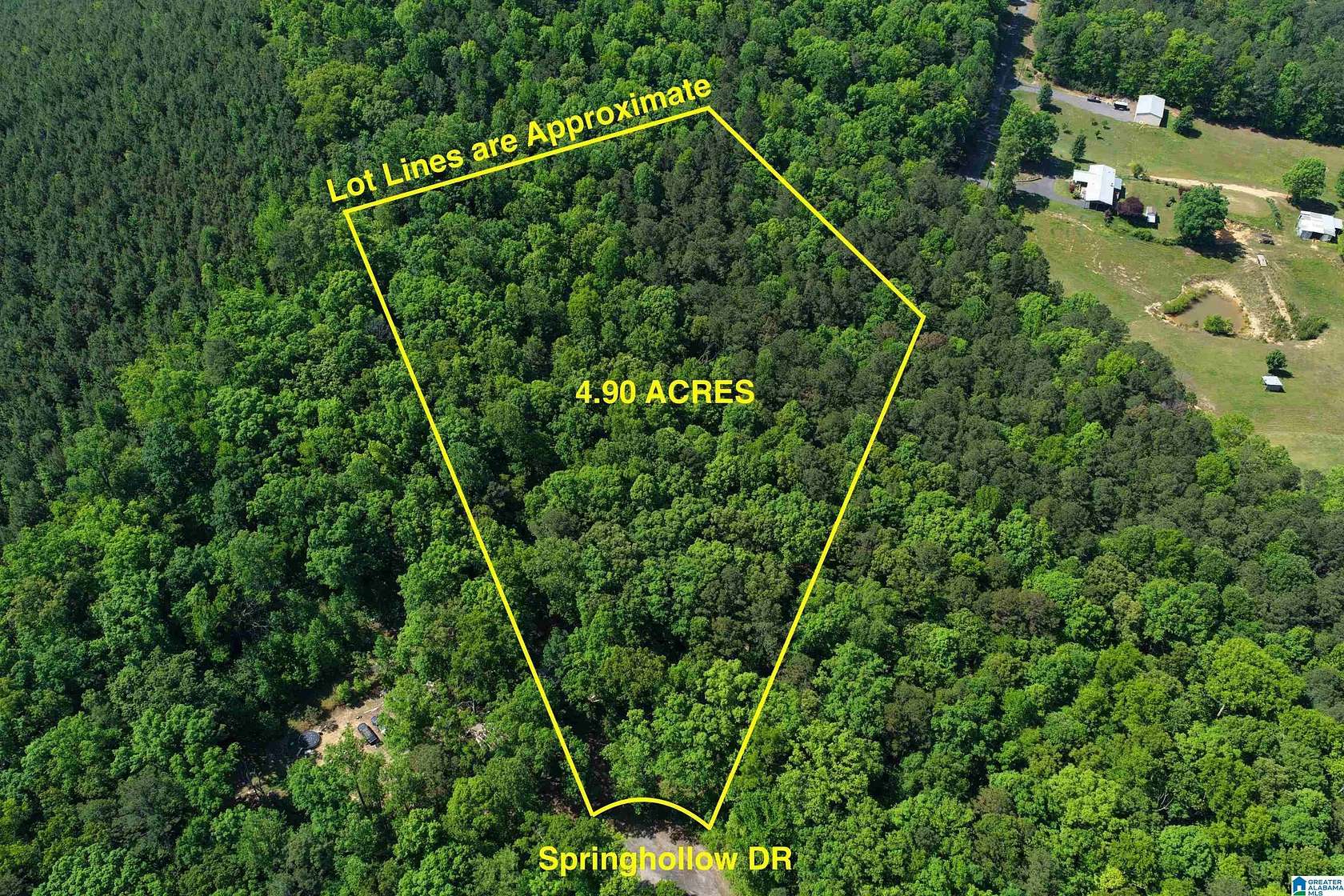 4.9 Acres of Land for Sale in Ashville, Alabama