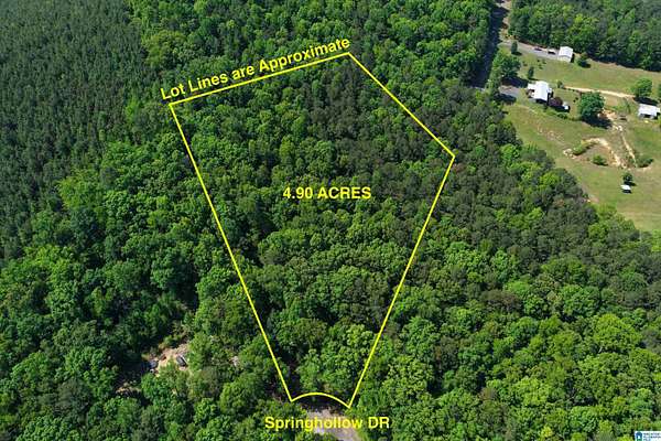 4.9 Acres of Land for Sale in Ashville, Alabama
