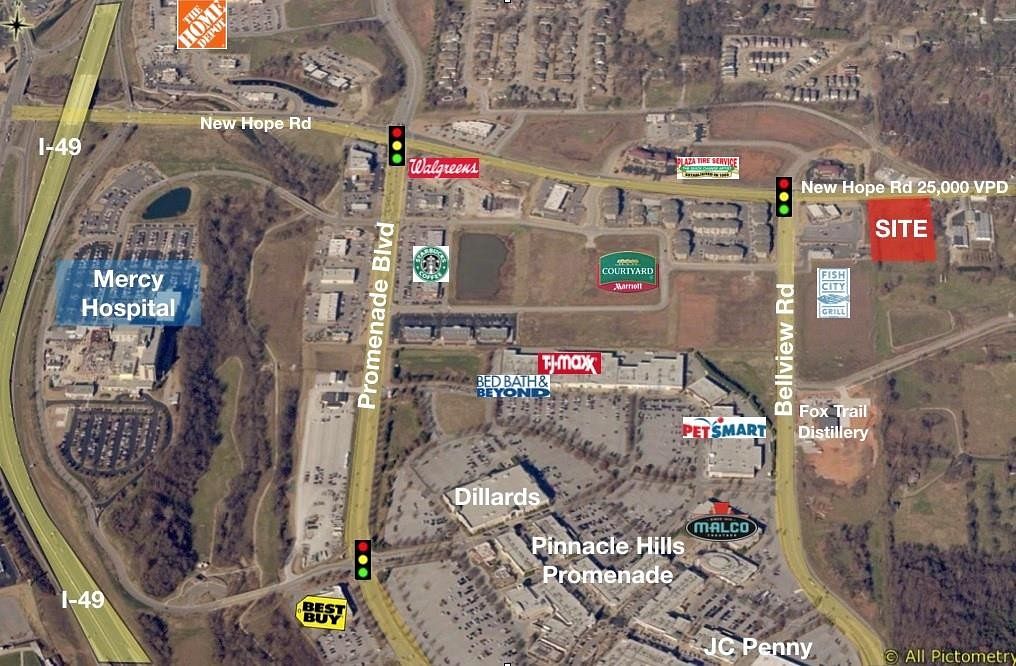 1.6 Acres of Commercial Land for Sale in Rogers, Arkansas