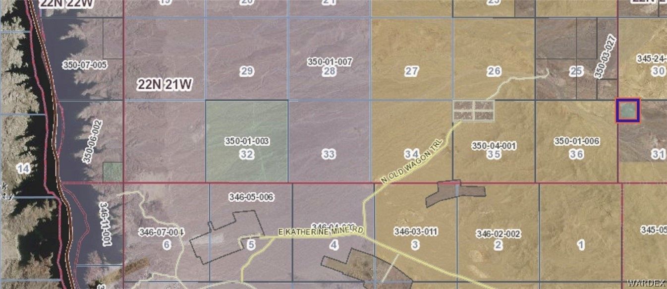 50 Acres of Agricultural Land for Sale in Bullhead City, Arizona