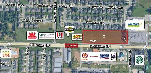 3.7 Acres of Mixed-Use Land for Sale in Bentonville, Arkansas