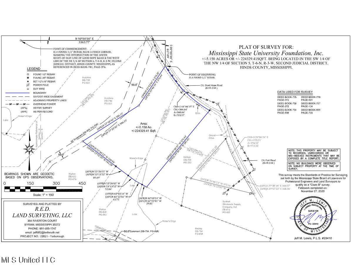 5.15 Acres of Residential Land for Sale in Edwards, Mississippi