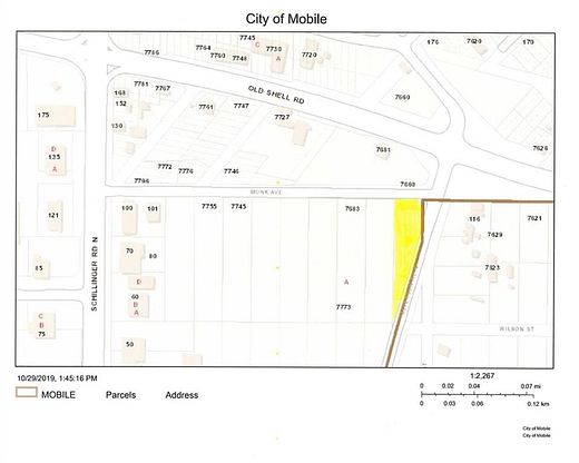0.74 Acres of Commercial Land for Sale in Mobile, Alabama