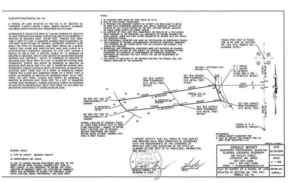 5.7 Acres of Land for Sale in Citronelle, Alabama