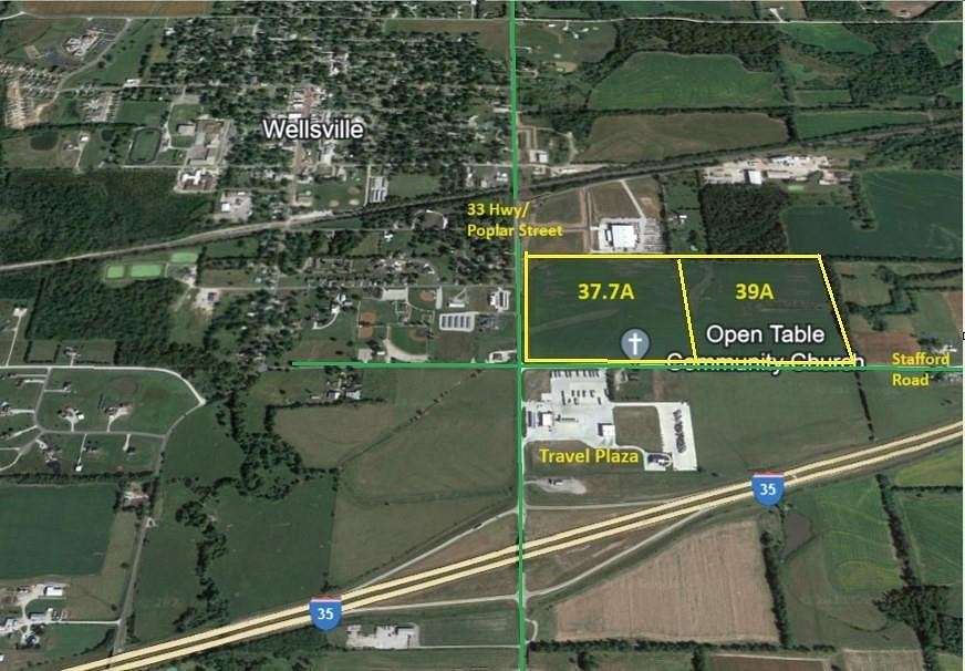 39 Acres of Land for Sale in Wellsville, Kansas