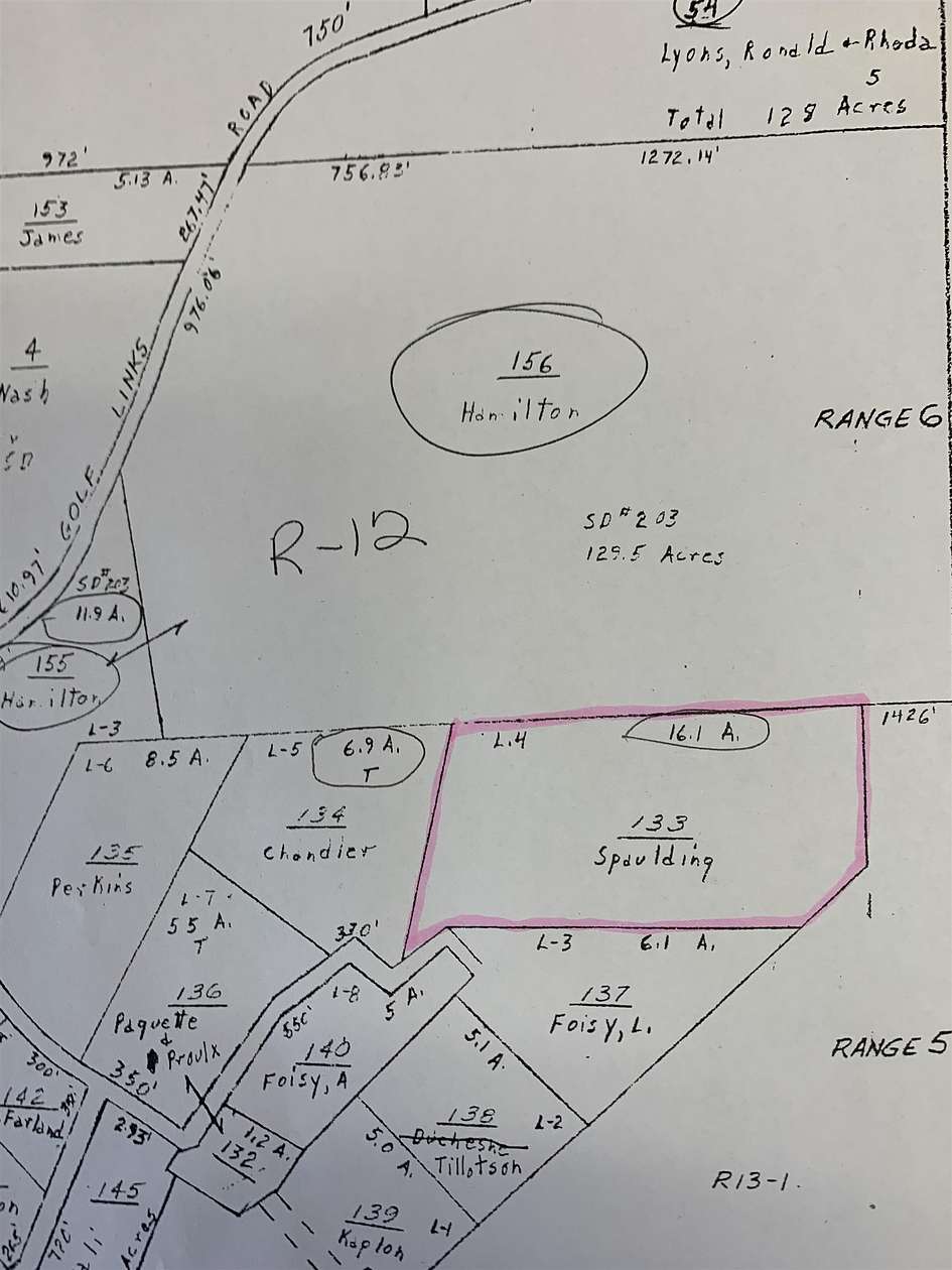 16.1 Acres of Land for Sale in Colebrook, New Hampshire
