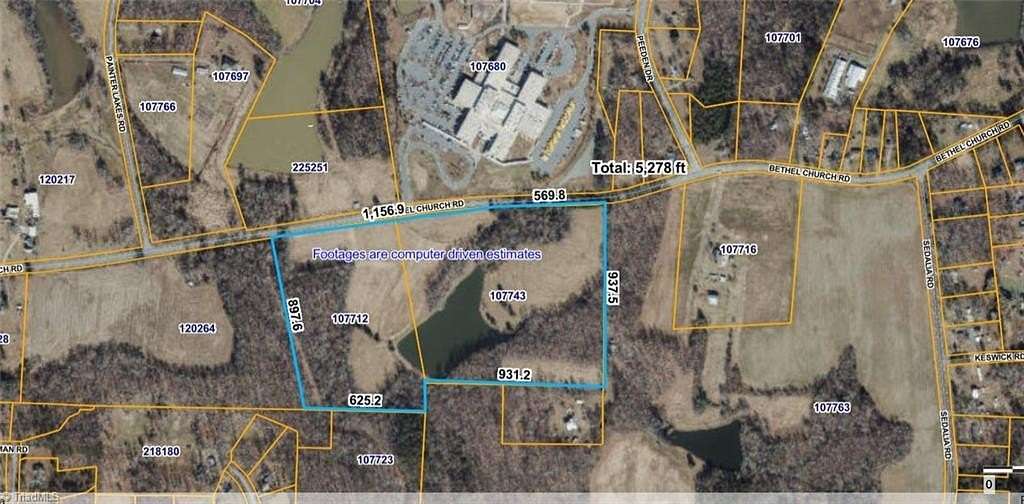 37 Acres of Land for Sale in Gibsonville, North Carolina