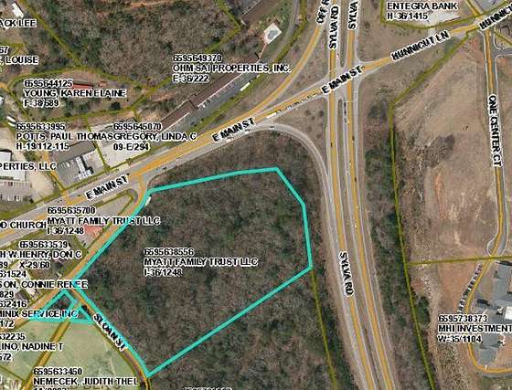 8.8 Acres of Commercial Land for Sale in Franklin Township, North Carolina