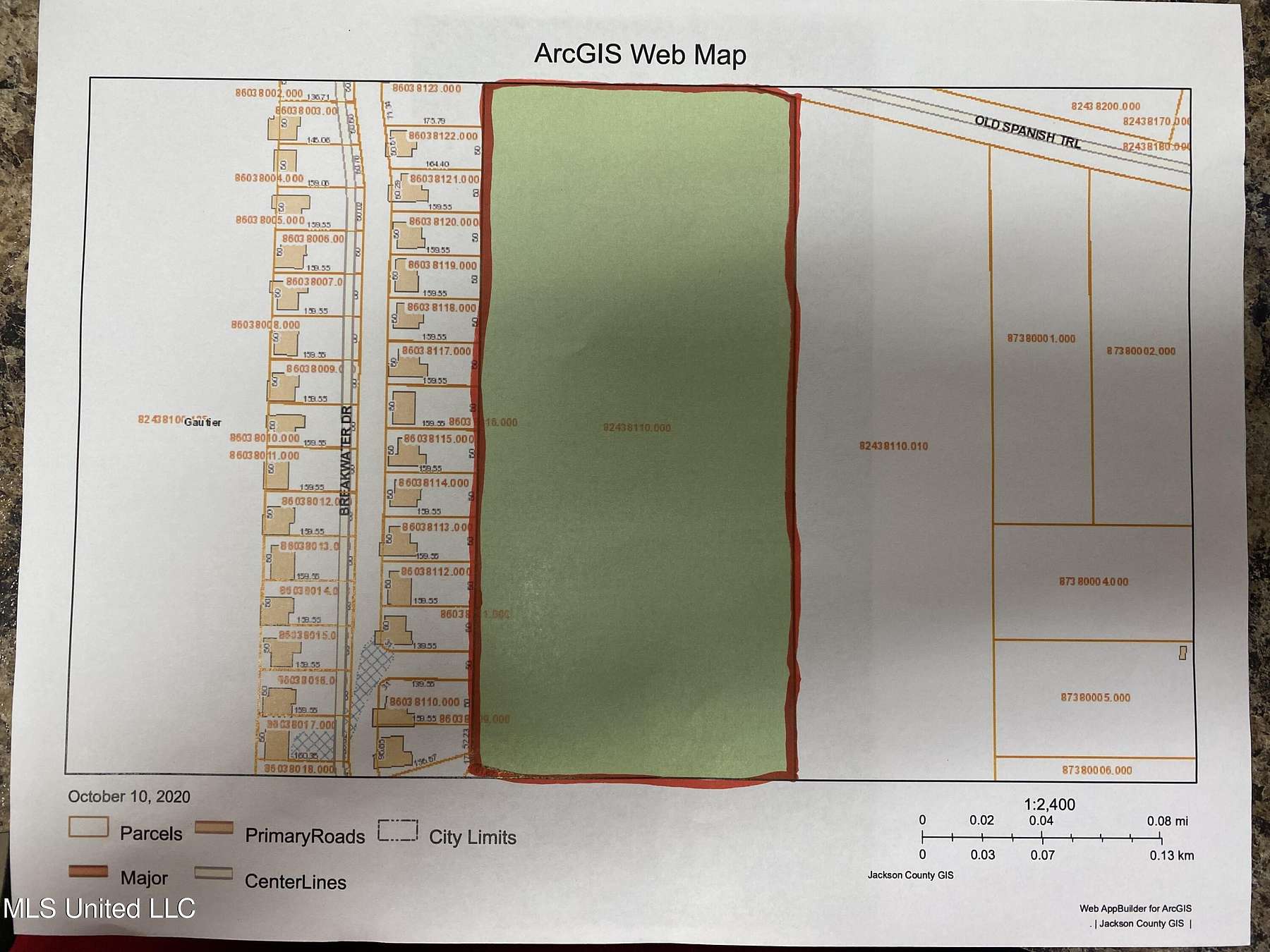 14.7 Acres of Mixed-Use Land for Sale in Ocean Springs, Mississippi