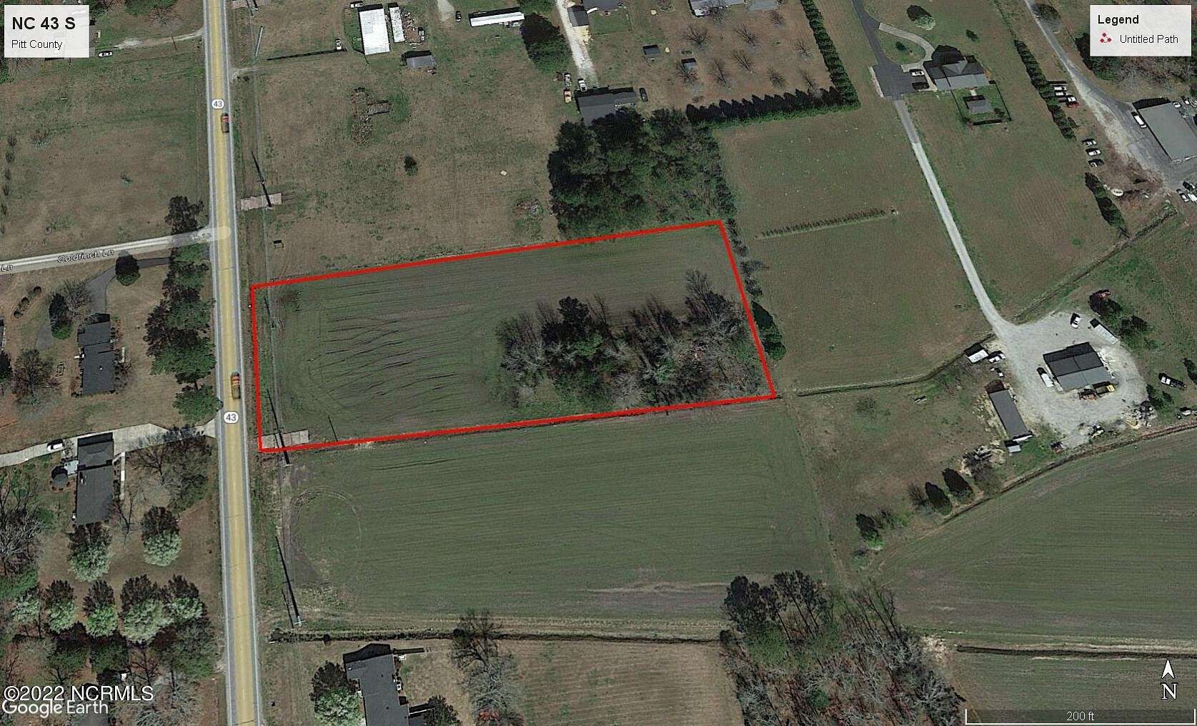 2.5 Acres of Commercial Land for Sale in Greenville, North Carolina
