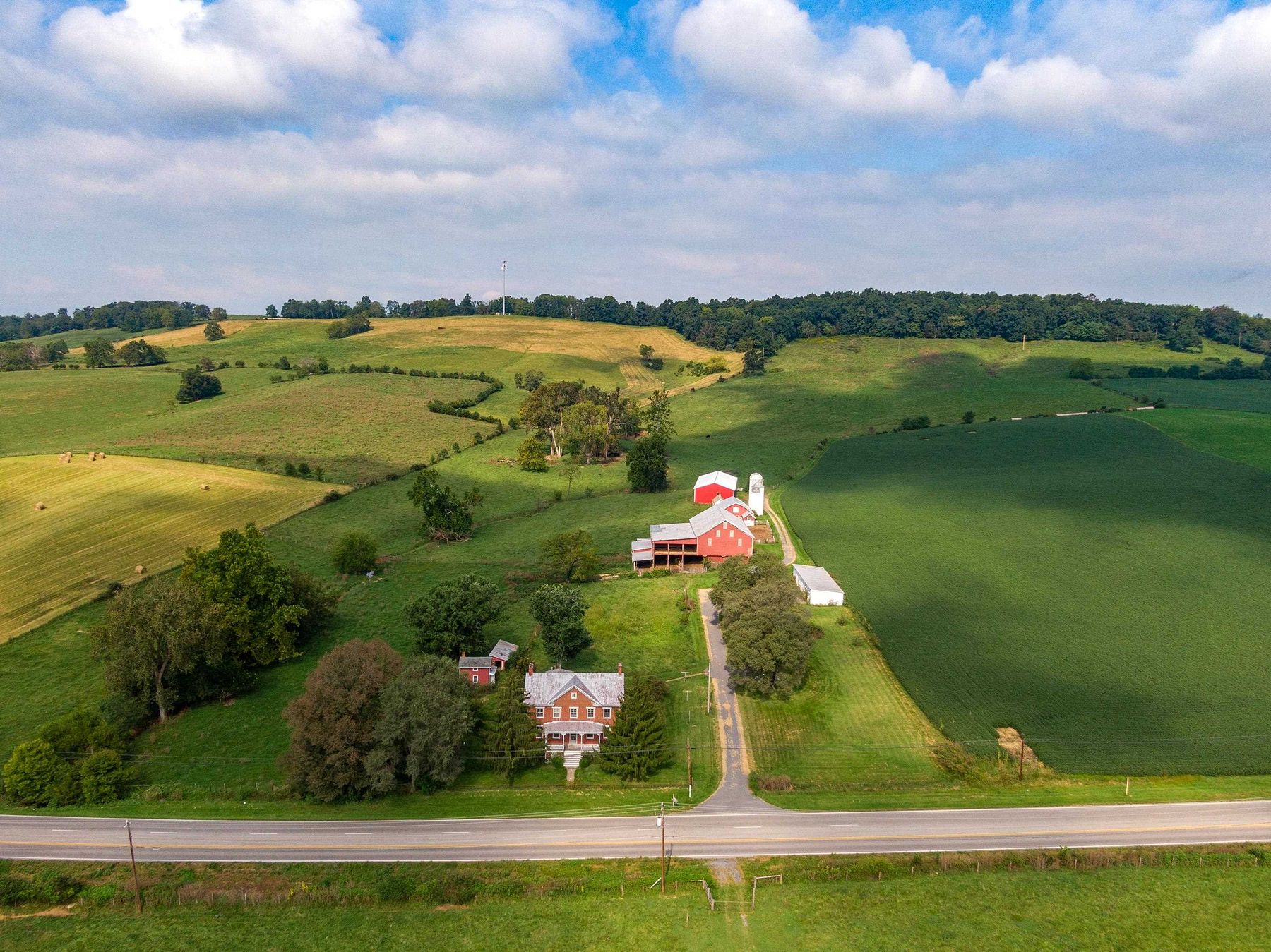 143 Acres of Agricultural Land with Home for Sale in Mount Sidney, Virginia