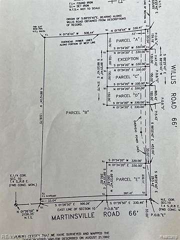 1.64 Acres of Residential Land for Sale in Sumpter Township, Michigan