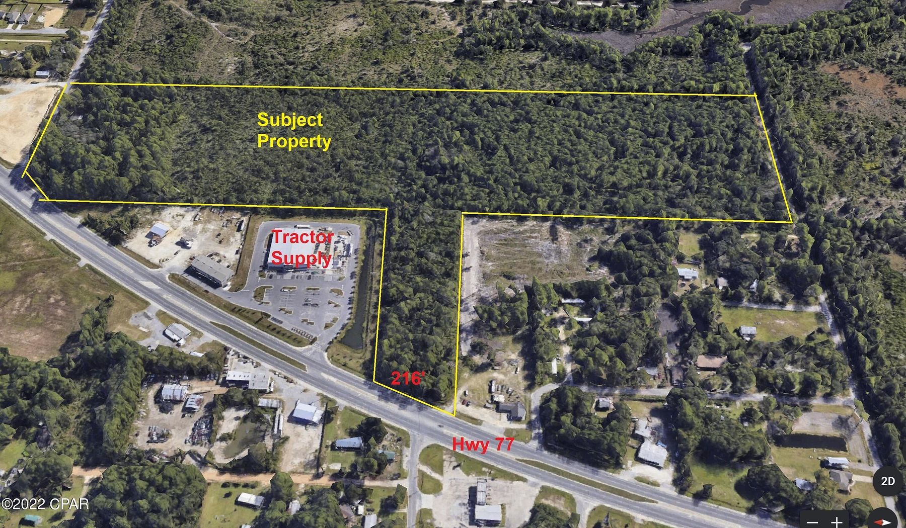 34 Acres of Commercial Land for Sale in Southport, Florida