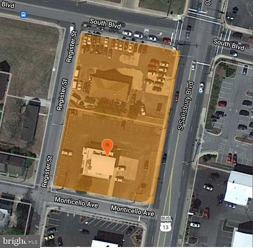 0.54 Acres of Commercial Land for Lease in Salisbury, Maryland