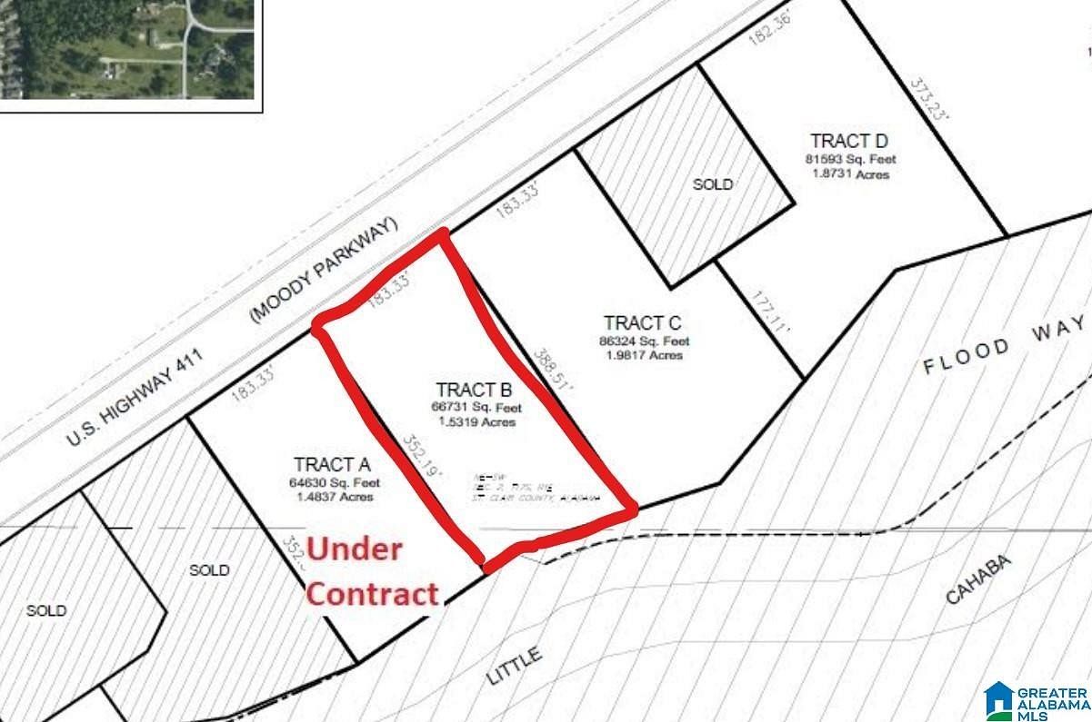 1.532 Acres of Commercial Land for Sale in Moody, Alabama