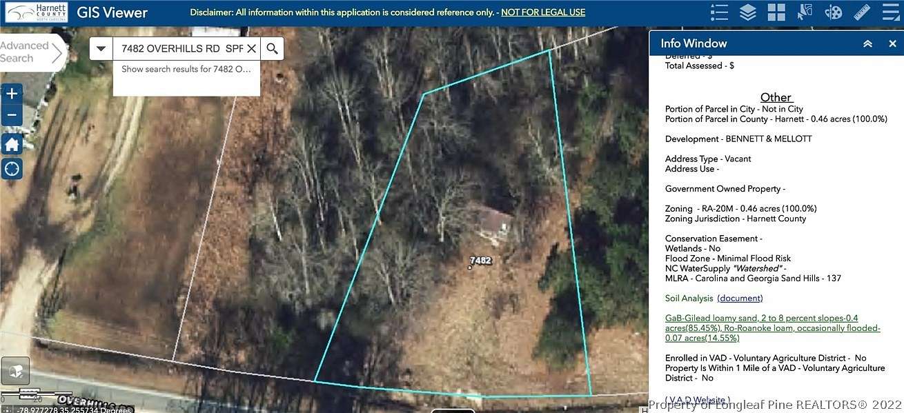 0.44 Acres of Residential Land for Sale in Spring Lake, North Carolina
