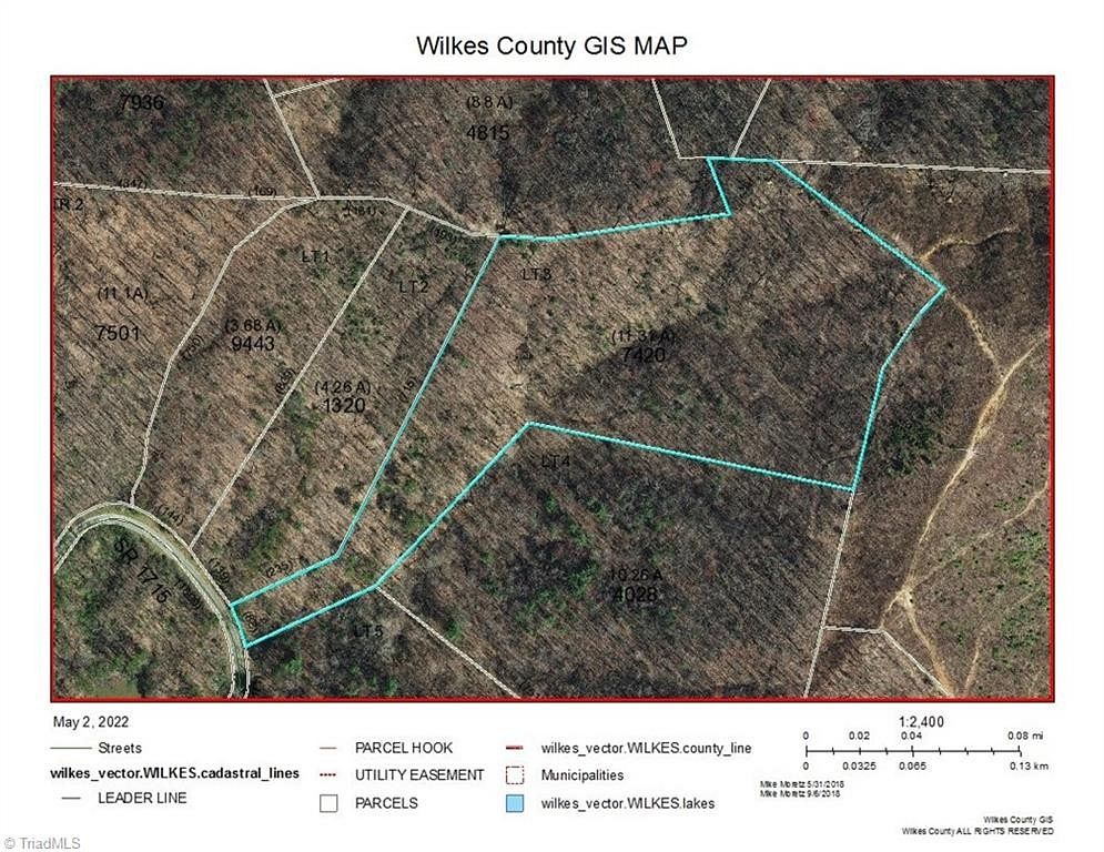 11.4 Acres of Land for Sale in McGrady, North Carolina