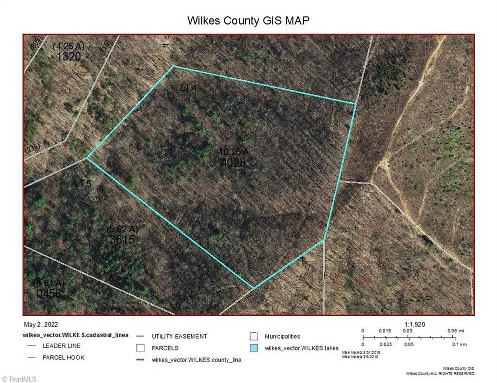 10.3 Acres of Land for Sale in McGrady, North Carolina