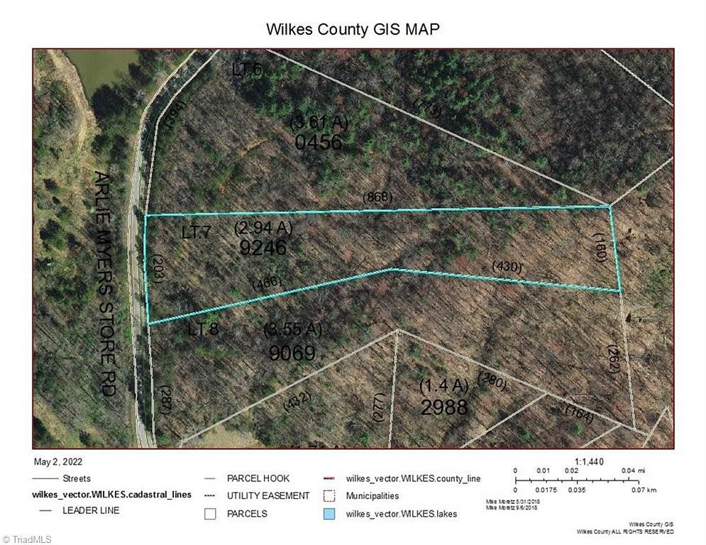 3.1 Acres of Residential Land for Sale in McGrady, North Carolina