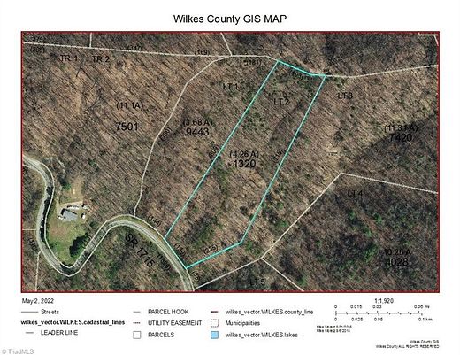 4.4 Acres of Residential Land for Sale in McGrady, North Carolina