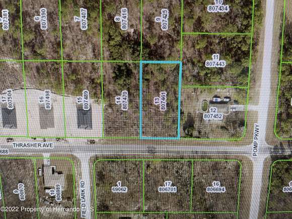 0.46 Acres of Land for Sale in Brooksville, Florida