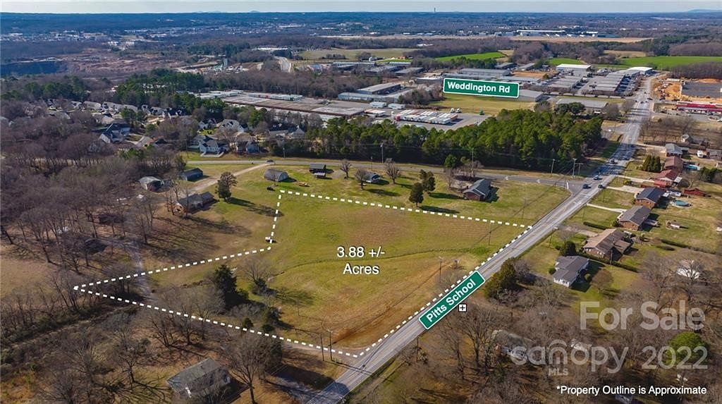 3.9 Acres of Commercial Land for Sale in Concord, North Carolina