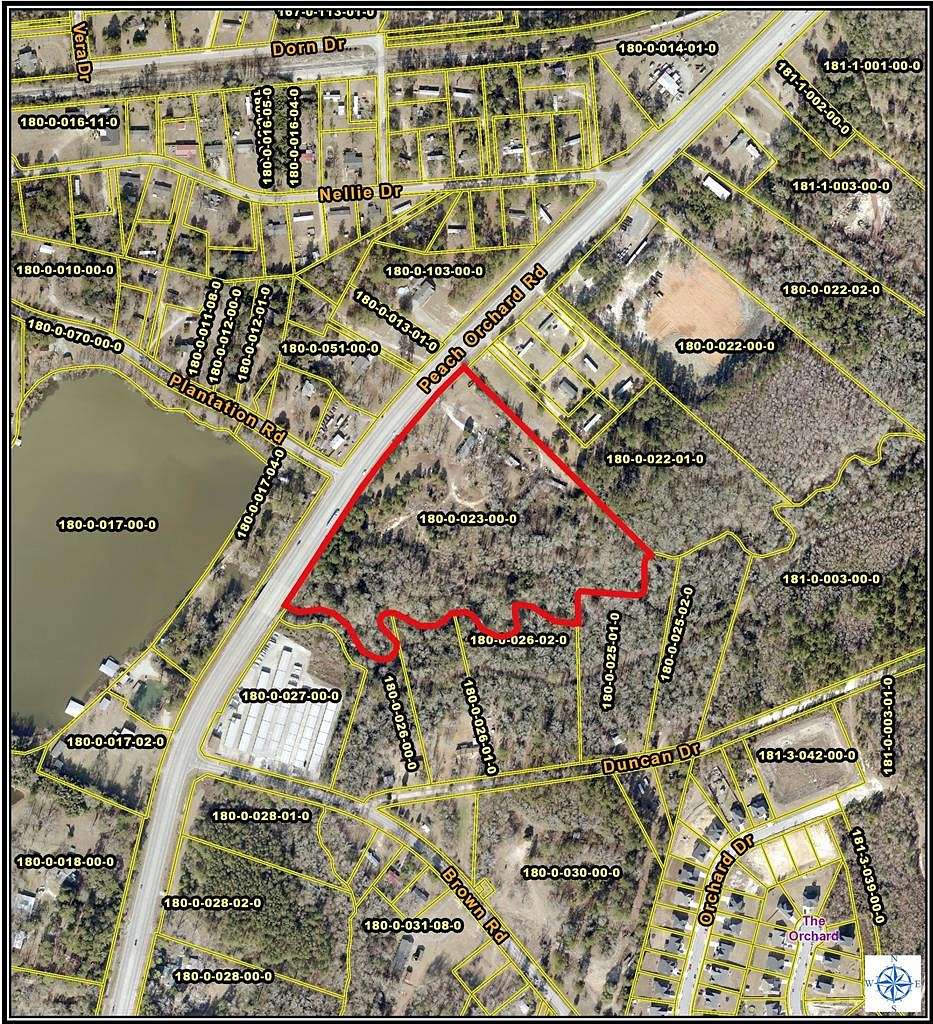 15 Acres of Improved Commercial Land for Sale in Augusta, Georgia