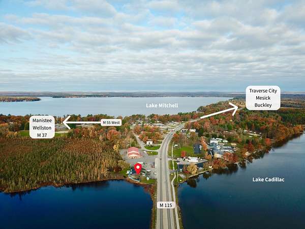 3 Acres of Improved Commercial Land for Sale in Cadillac, Michigan