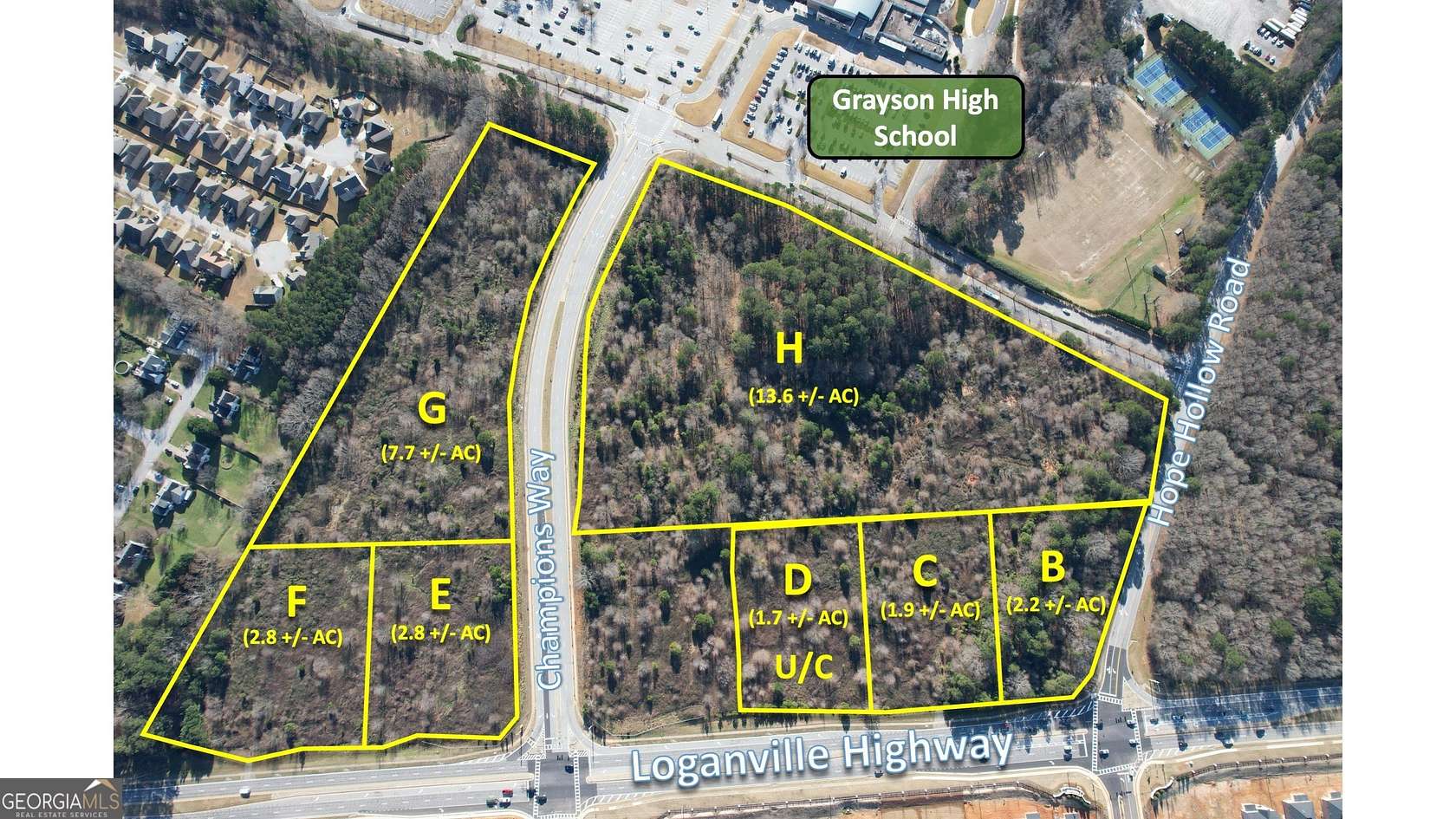 16.78 Acres of Mixed-Use Land for Sale in Loganville, Georgia