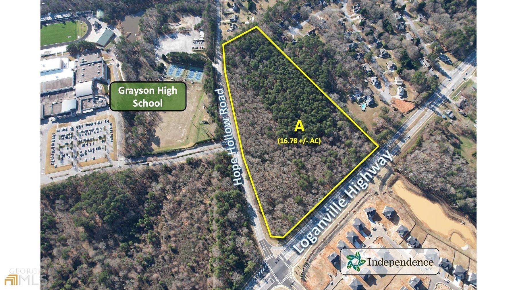 16.8 Acres of Mixed-Use Land for Sale in Loganville, Georgia