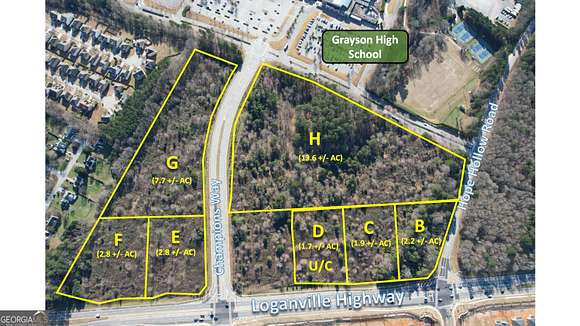 16.78 Acres of Mixed-Use Land for Sale in Loganville, Georgia