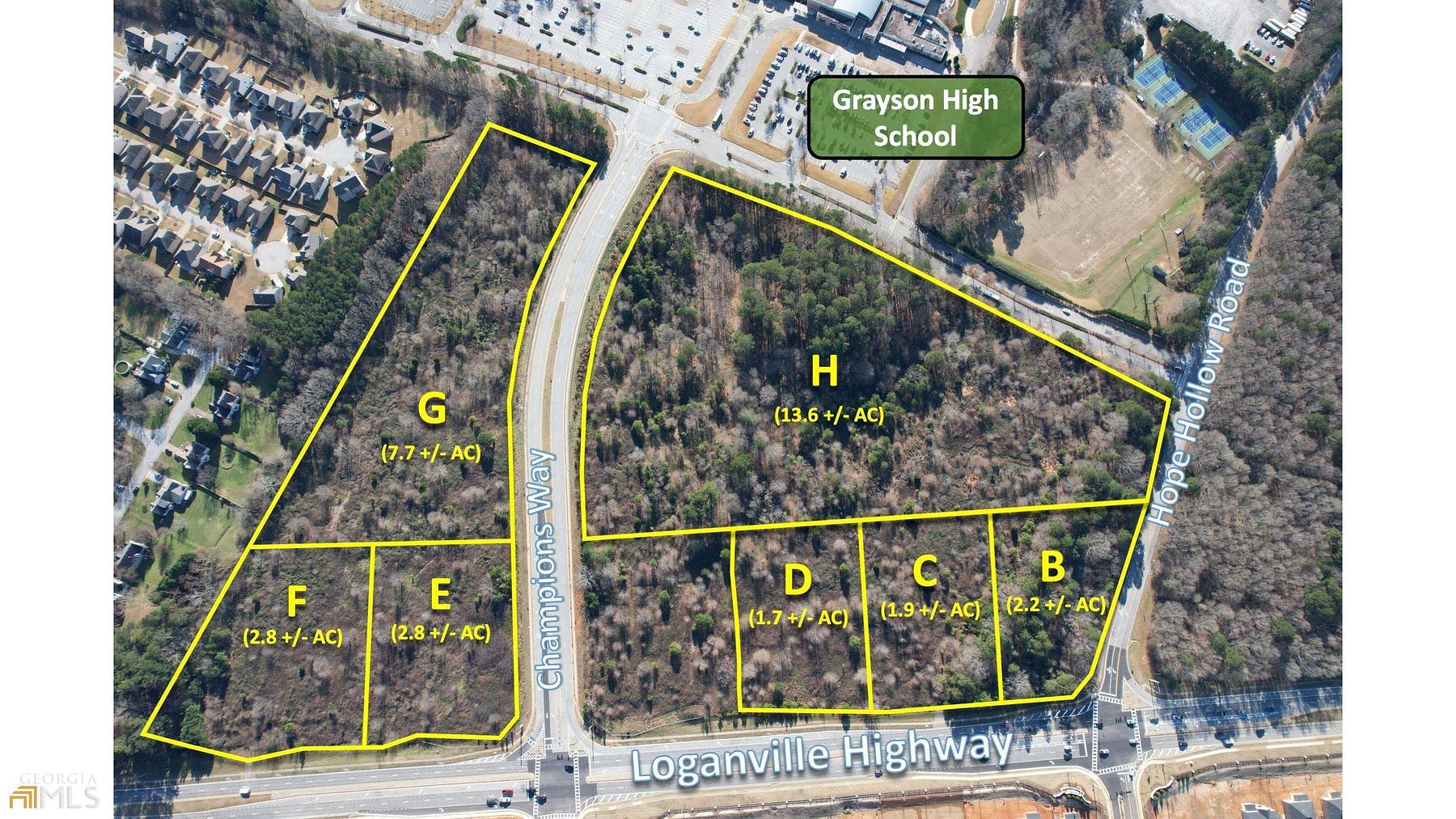 7.7 Acres of Mixed-Use Land for Sale in Loganville, Georgia