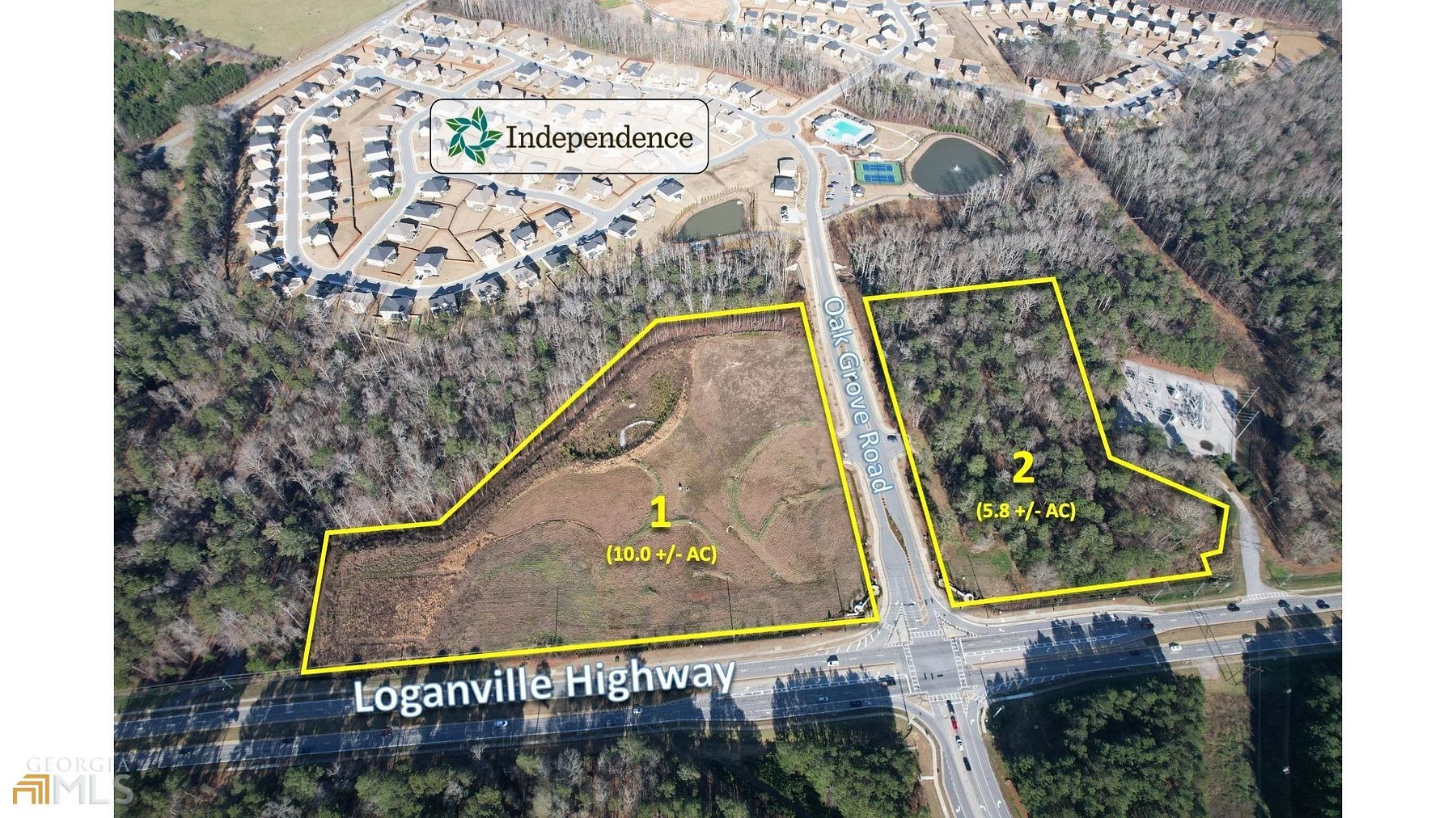 10 Acres of Mixed-Use Land for Sale in Loganville, Georgia