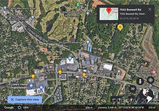 22.4 Acres of Improved Mixed-Use Land for Sale in Charlotte, North Carolina