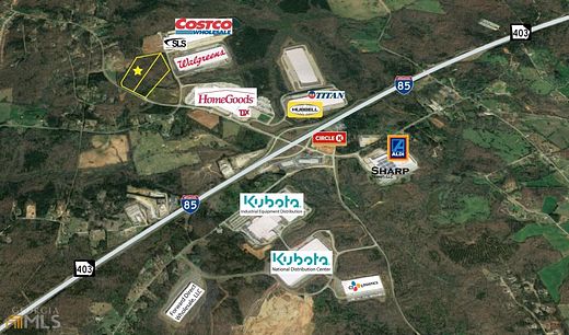 20 Acres of Commercial Land for Sale in Jefferson, Georgia