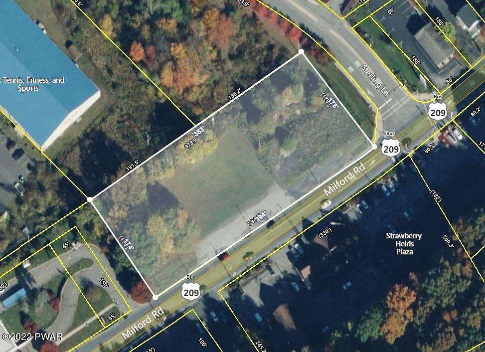 1.3 Acres of Commercial Land for Sale in East Stroudsburg, Pennsylvania