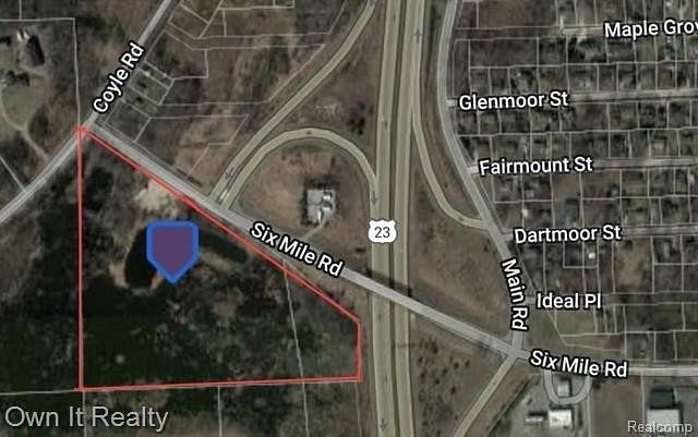 11.5 Acres of Commercial Land for Sale in Whitmore Lake, Michigan