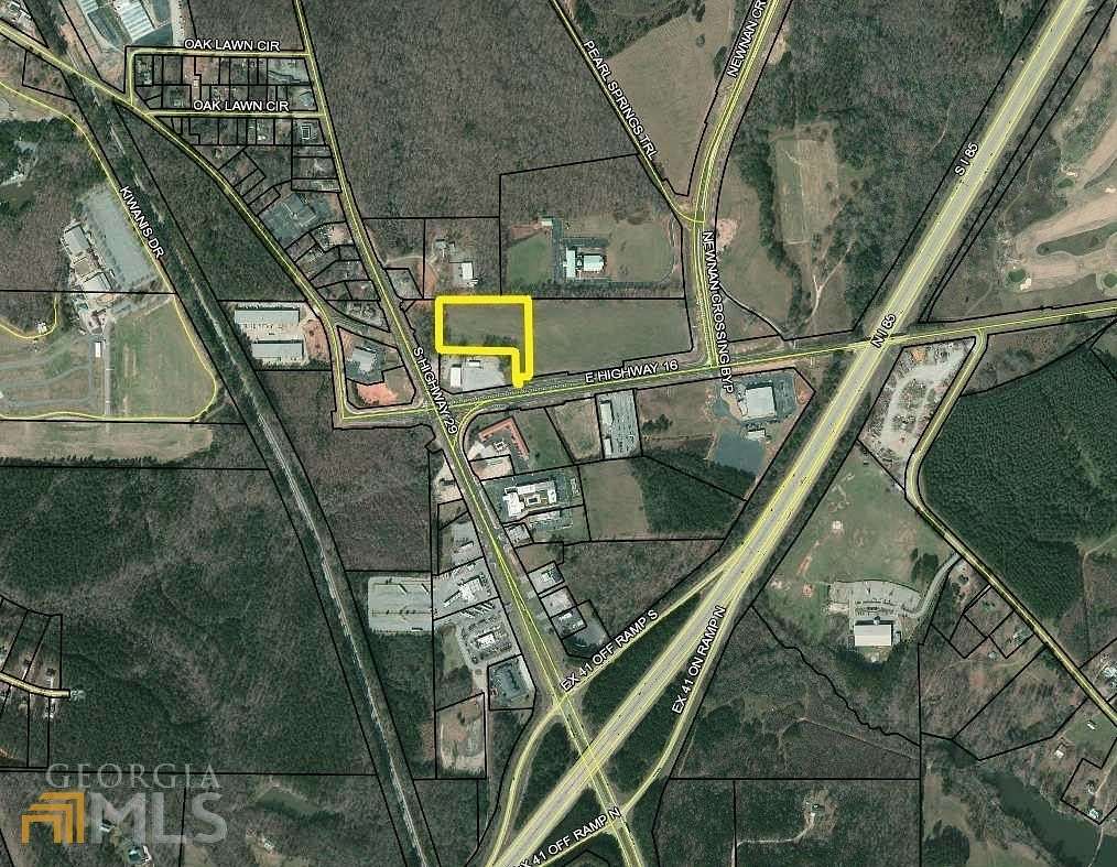 4.38 Acres of Improved Commercial Land for Sale in Newnan, Georgia